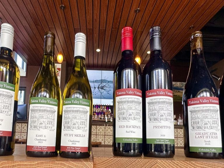 Yakima Valley Vintners wine bottles