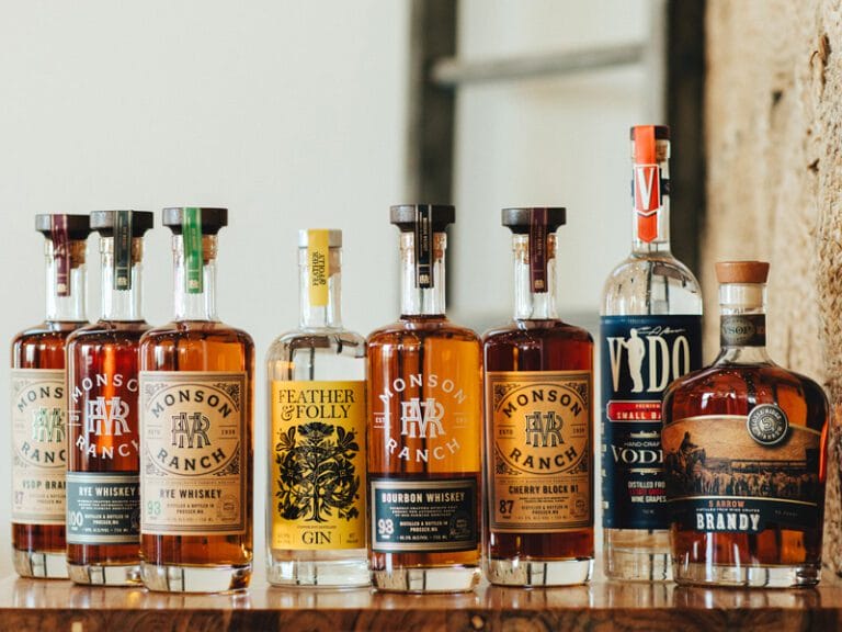 Monson Ranch liquor bottles