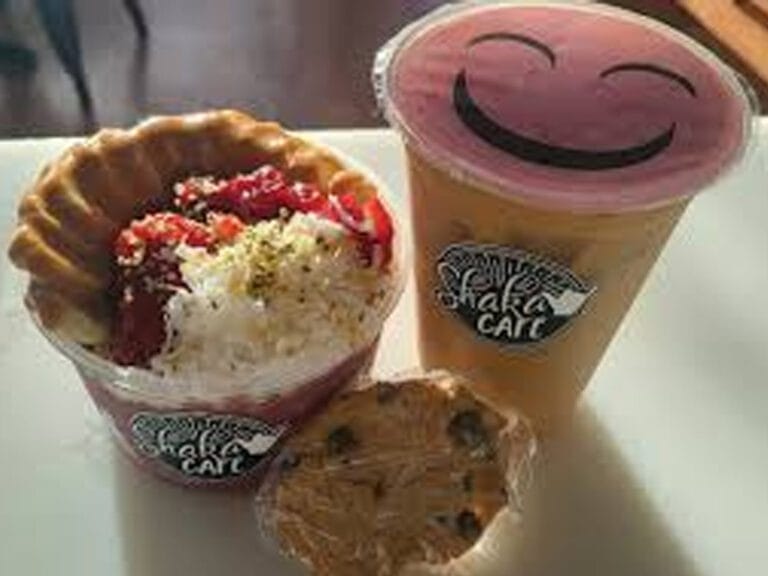 Shaka Cafe drinks and snacks