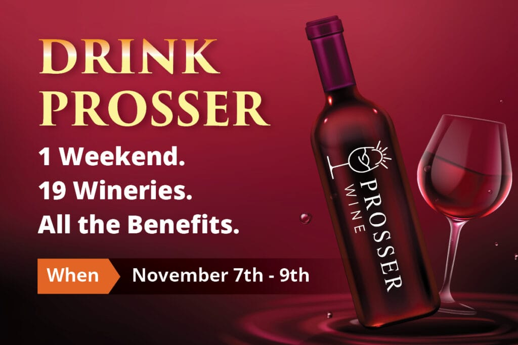 Wine event: 1 weekend, 19 wineries, November 7-9.