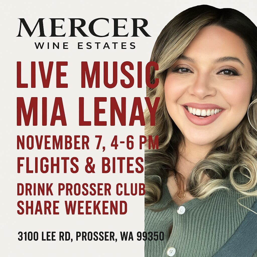 Live music event at Mercer Wine Estates, November 7.