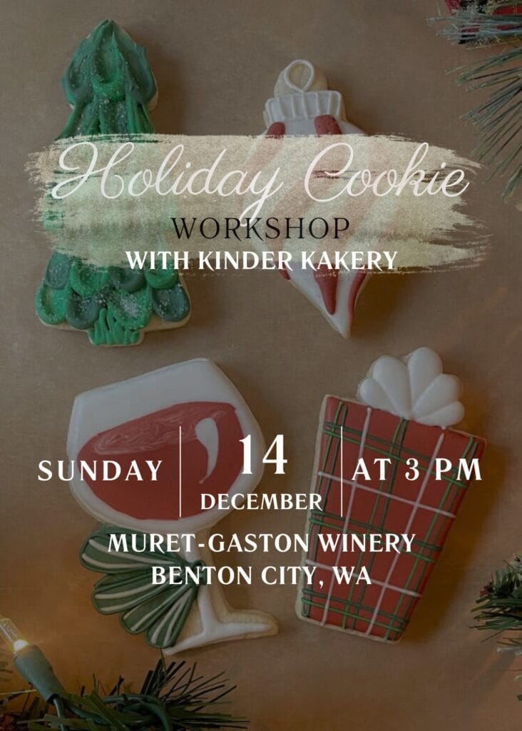 Holiday cookie workshop on December 14.