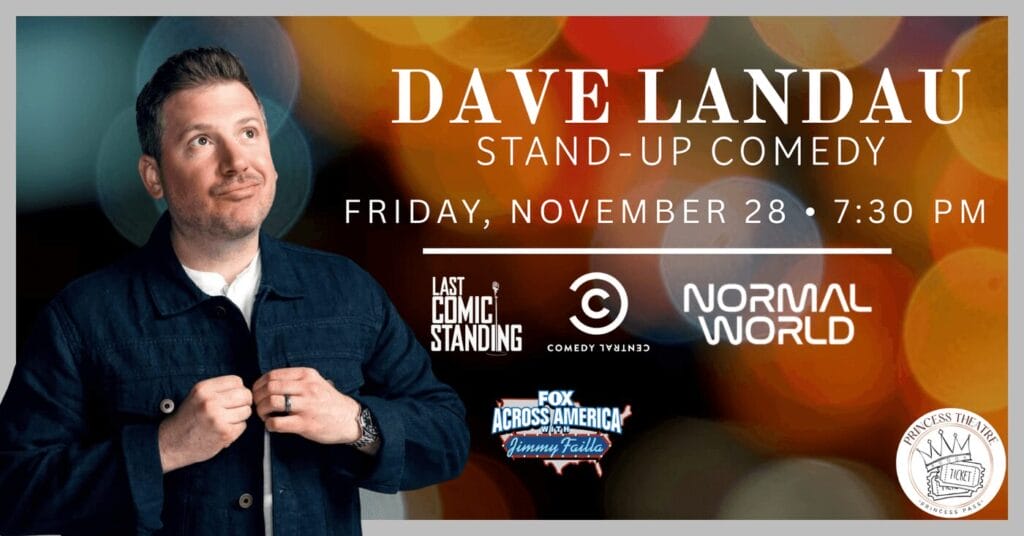 Dave Landau stand-up comedy show details.