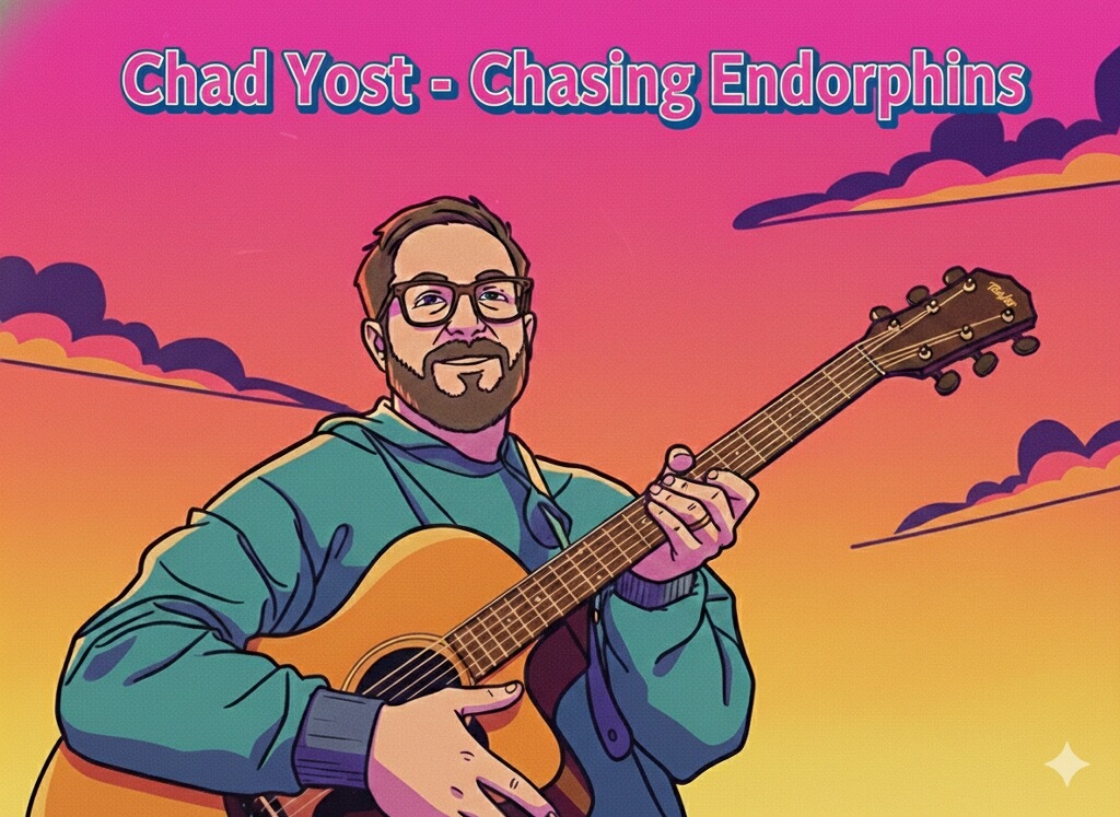 Illustration of musician playing acoustic guitar