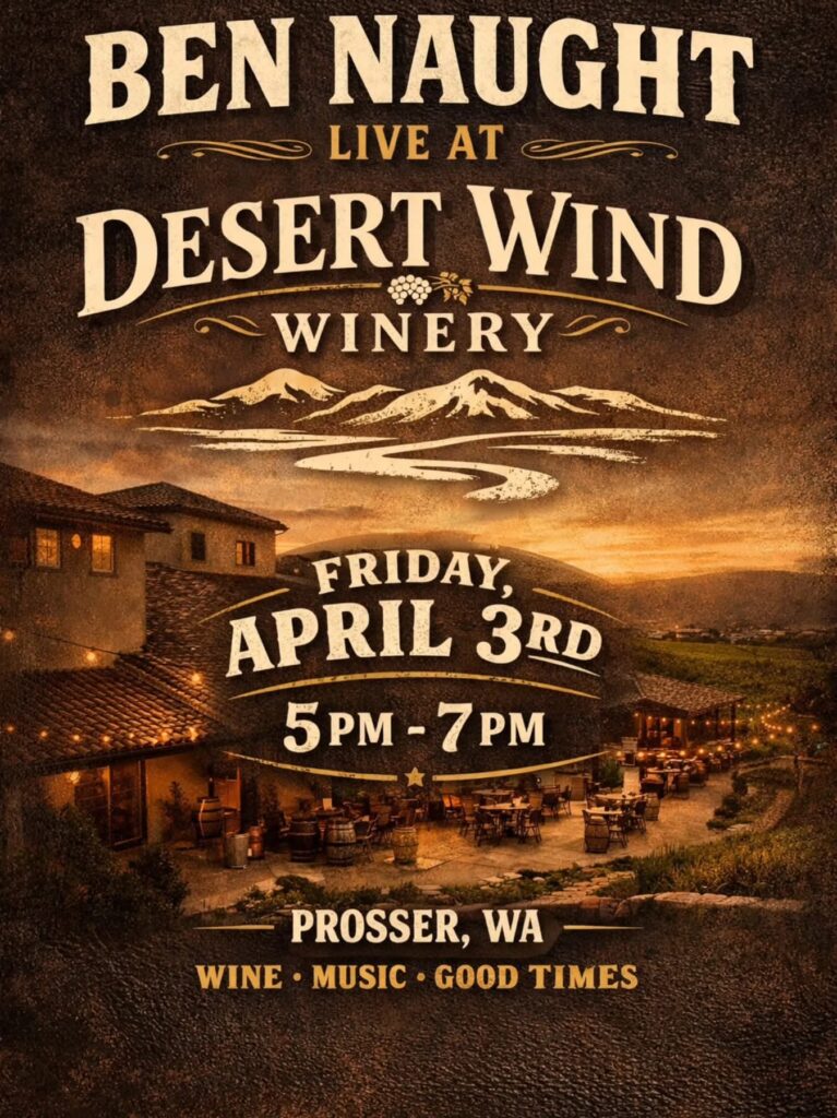 Ben Naught live event poster