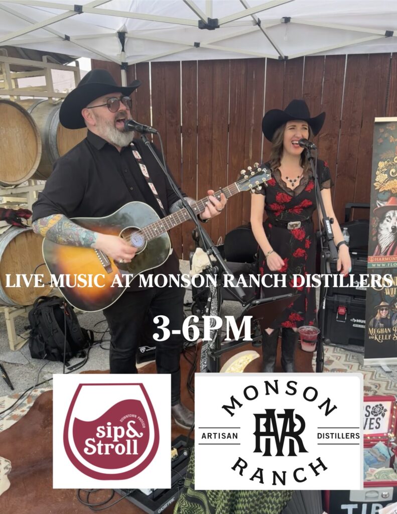 Live music event at Monson Ranch Distillers.