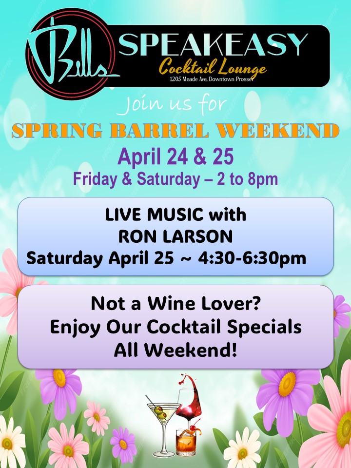 Speakeasy Spring Barrel Weekend poster