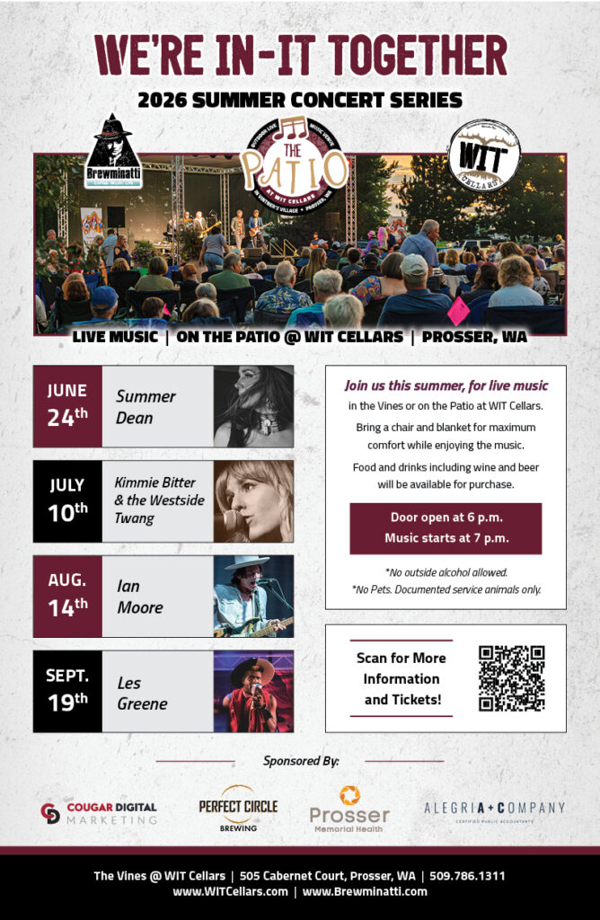 2026 Summer Concert Series at WIT Cellars