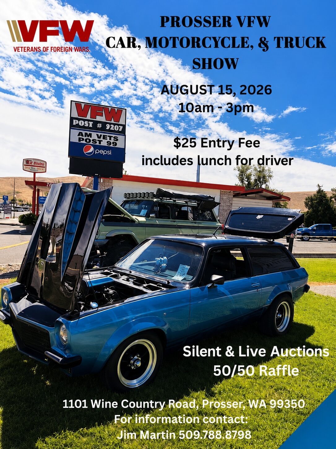 Classic car at VFW car show event