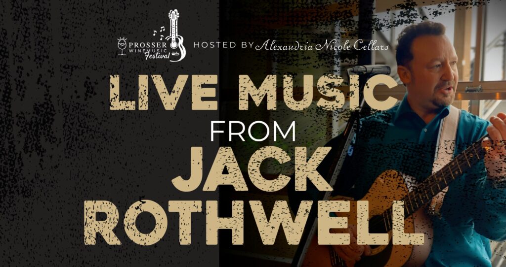 Live music poster featuring guitarist Jack Rothwell