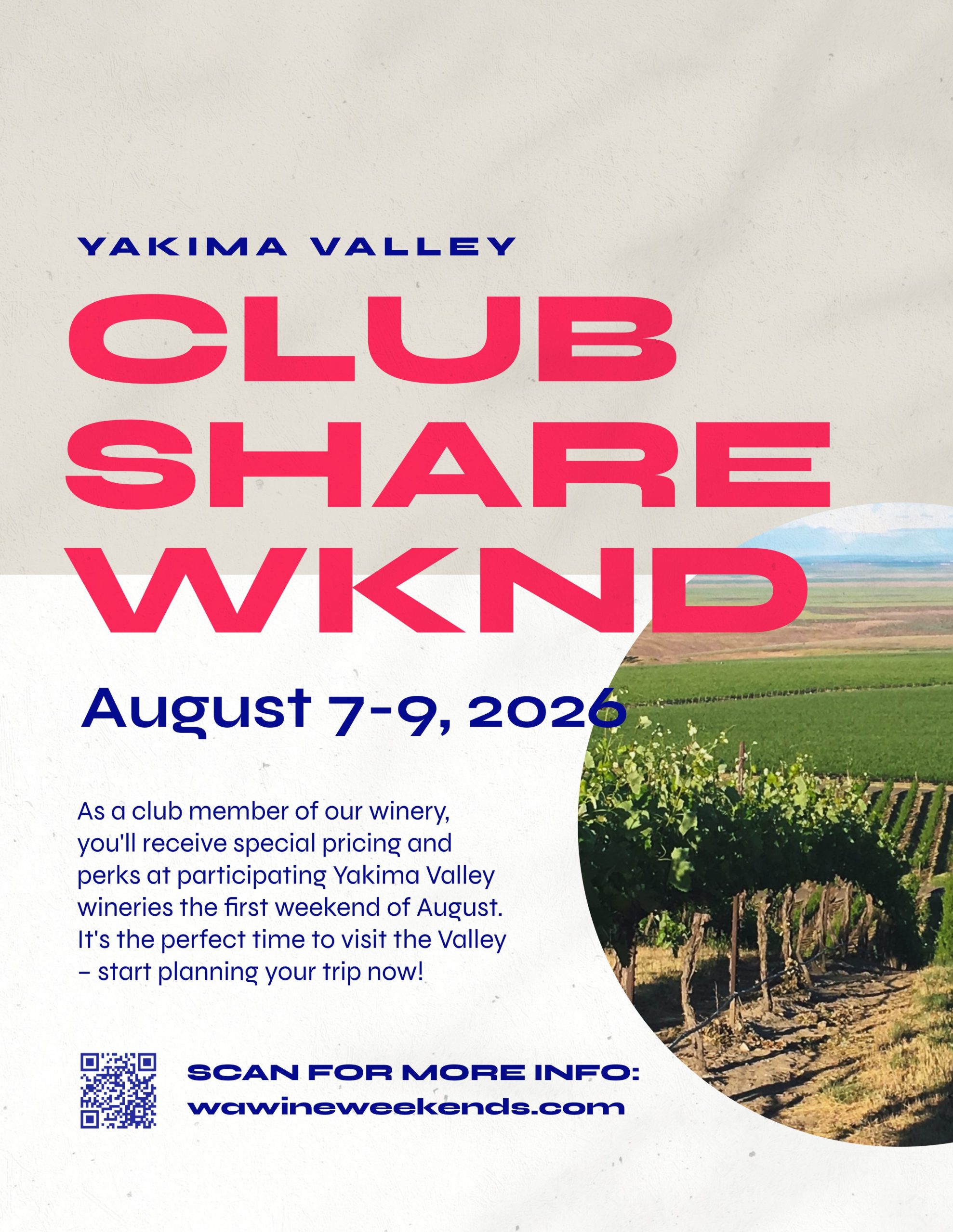 club share 2026 15 8.5x11 flyer