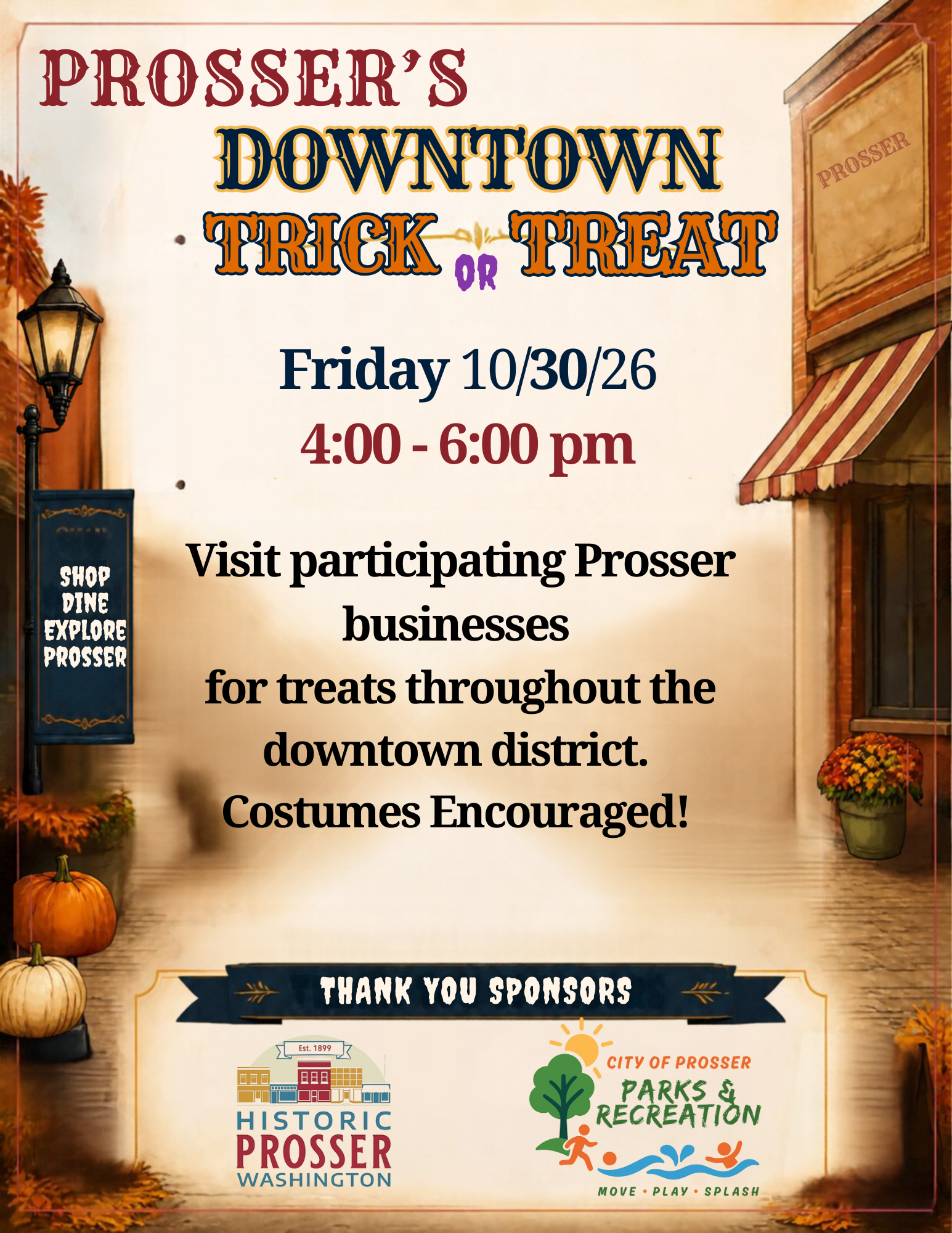 trick or treat flyer 2026