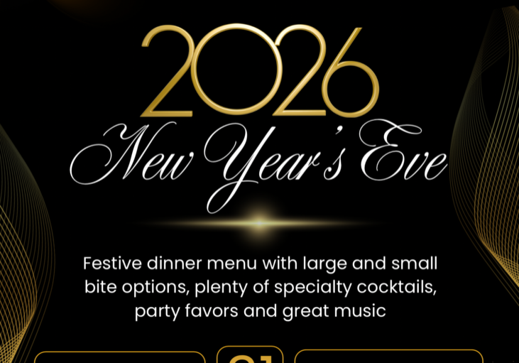 New Year's Eve 2026 celebration at Prosser House.