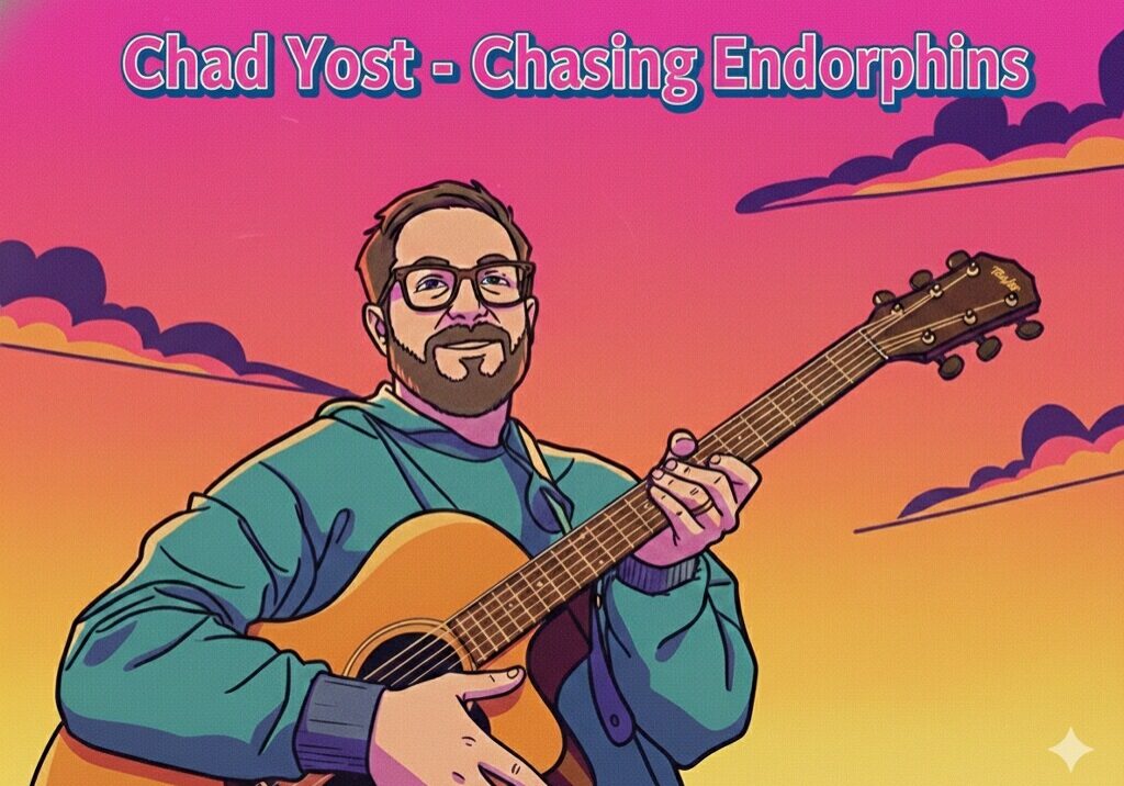 Illustration of musician playing acoustic guitar