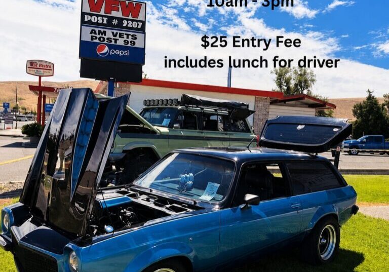 Classic car at VFW car show event