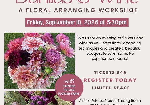 dahlias &amp; wine