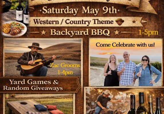 WIT Cellars 10th Anniversary BBQ poster