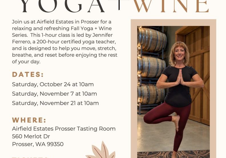 fall yoga + wine