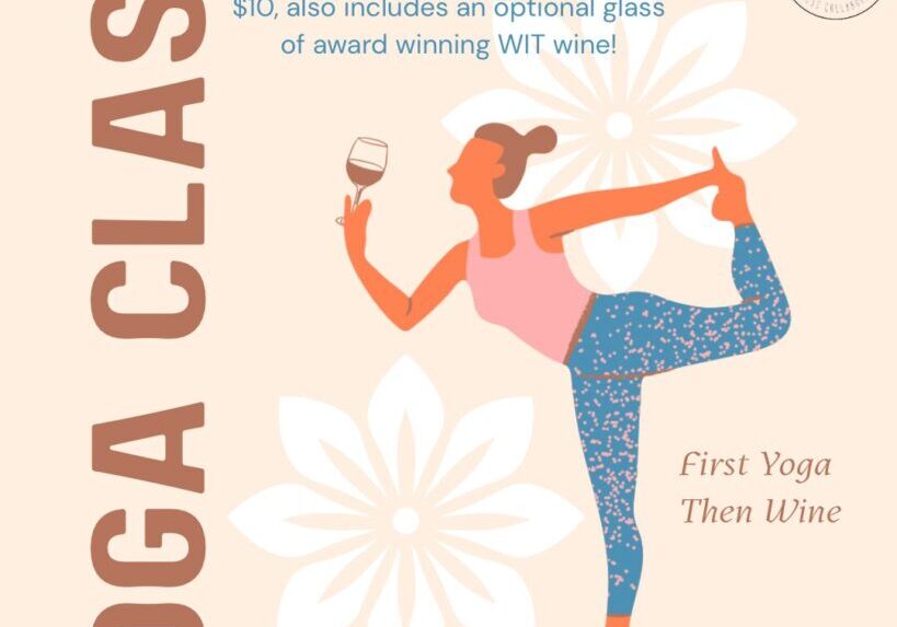 first yoga then wine