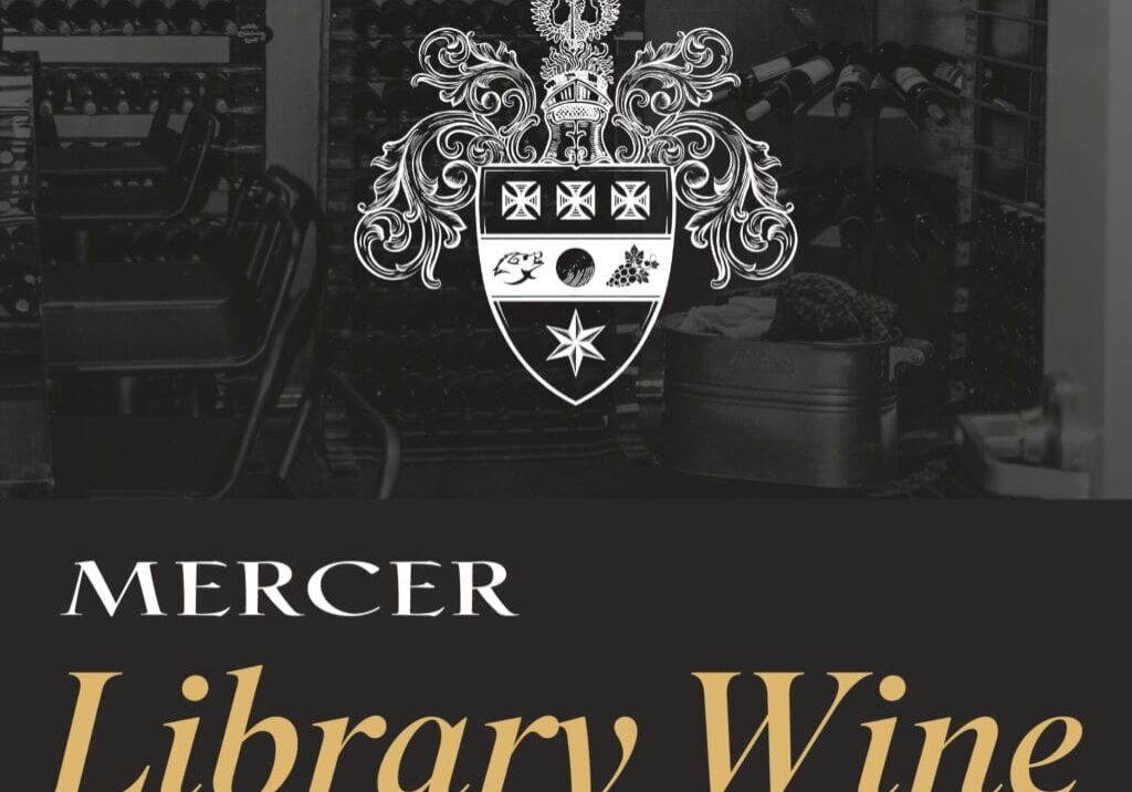 Mercer Library Wine Tasting Experience Event Poster