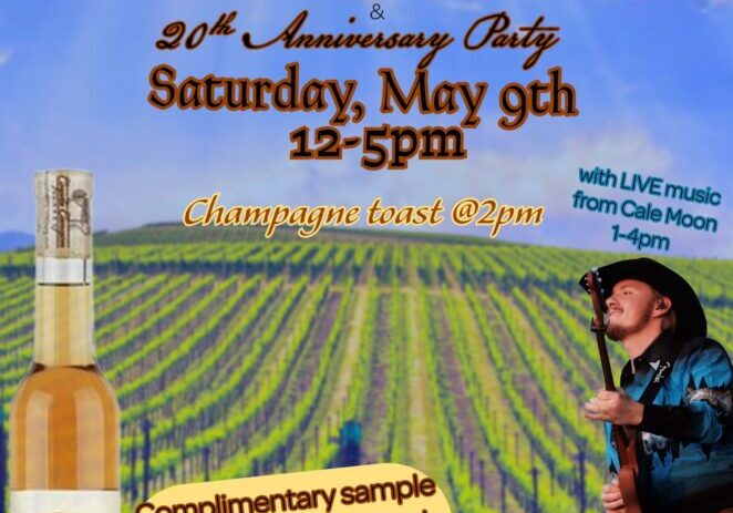 Coyote Canyon Winery Mother's Day celebration poster