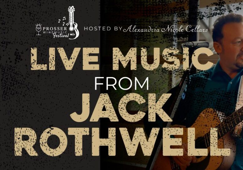 Live music poster featuring guitarist Jack Rothwell