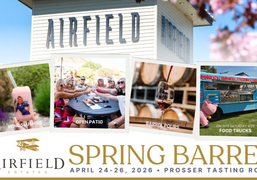 Airfield Estates Spring Barrel event promotion