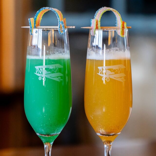 🍀 The Lucky Mimosas are back! 🌈

Our festive St. Patrick’s Day mimosas have returned — and this year they’re available at all Airfield Estates tasting room locations!

Sip on the colorful Leprechaun Mimosa or the sparkling Lucky Gold Mimosa, both made with our 2023 Blanc de Noirs and topped with a rainbow belt candy for a little extra magic.

✨ Available March 13–17
📍 All Airfield Estates tasting rooms

#stpatricksday #luckymimosas #leprechaunmimosa #drinkpink #washingtonwine #yakimavalleywine #airfieldestates #winetasting #winecocktails #mimosatime #tastingroomfun #sipandcelebrate #stpatricksdaydrinks #cheerstotheweekend #woodinvillewa #vancouverwa #prosserwa #cheers #tourprosser