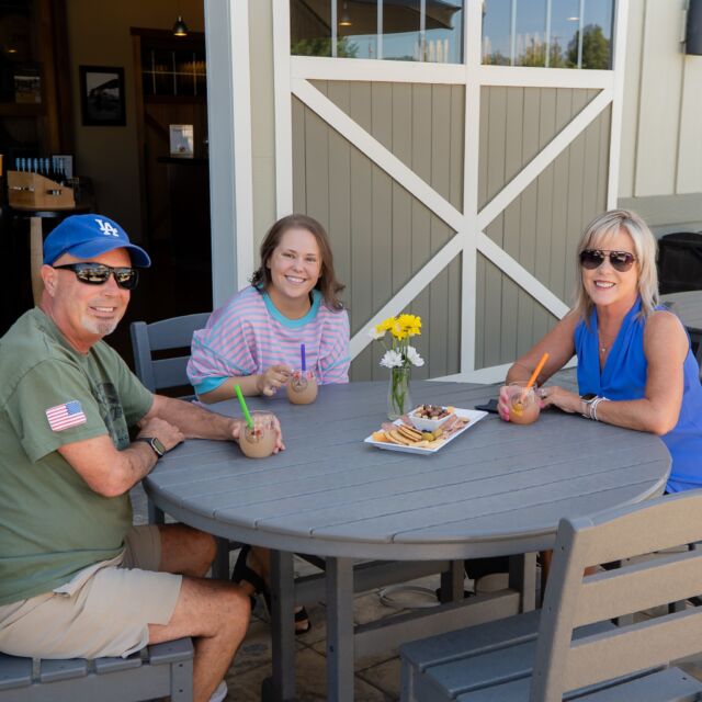 Nothing says weekend like friends, sunshine, and our refreshing Mango Sangria Slushy! Perfect for soaking up the patio weather and enjoying some well-deserved downtime. Who's ready to sip and chill? 😎 🥭🍹

Available in Prosser all weekend long!

#airfieldwines #mangosangriaslushy #summer #saturday #winetasting #weekendvibes #friends #patio #prosserwa #tourprosser #favoriteslushydrink #sangria #cheers