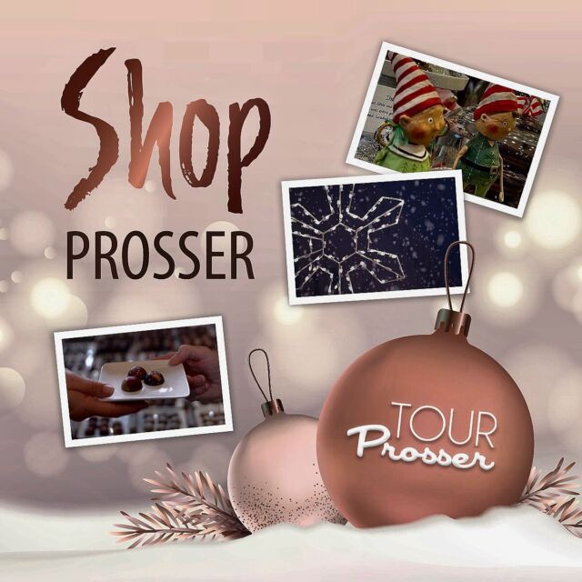 Find unique holiday gifts this season as you #shop Prosser! #shoplocal #shopsmall #tourprosser #happyholidays