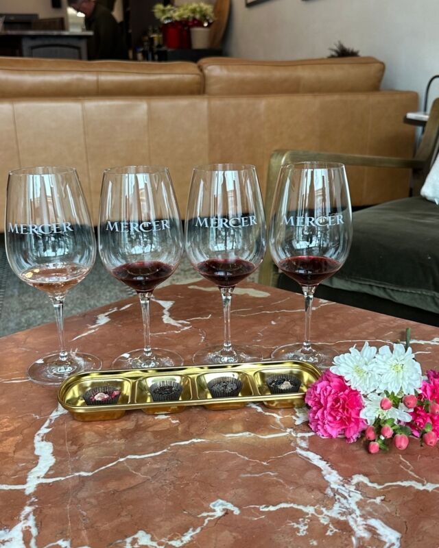 Looking for the perfect Valentine's Day date? Bring your special someone in for a thoughtful wine & chocolate pairing at either one of our tasting rooms!

Prosser will be offering four handmade chocolate truffles from Sweet Shop USA with a thoughtful wine pairing. Wine and chocolate pairings will be offered February 14-28. Tickets are $25 and include wine (dry white and red wines) and chocolates.

Walla Walla will be offering wine and chocolate pairings in collaboration with Petits Noir from Milton Freewater. Petits Noirs is a boutique chocolatier that produces hand-crafted, micro-batch chocolates using traditional French techniques, the finest chocolate imported from France, and quality local ingredients. For this special batch, they are using our Washington-grown almonds from Mercer Ranches! This event will run from February 5-28th or until supplies run out. The tasting is $25, waived with a $50 wine purchase. 

#MercerWine